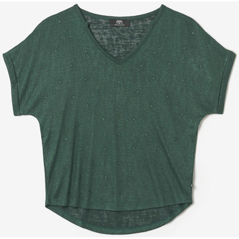 Textil Mulher T-shirts e Pólos Le Temps des Cerises T-shirt BIJOU Verde