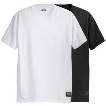 Textil Homem T-shirts e Pólos Levi's 19452 0001 SKATE 2 PACK-1 WHITE, 1 BLACK multicolore