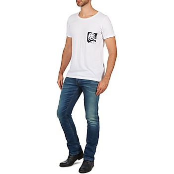 photographic-print cotton T-shirt Weiß