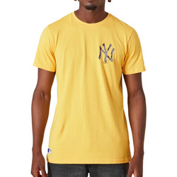 Textil Homem T-shirts e Pólos New-Era  Amarelo