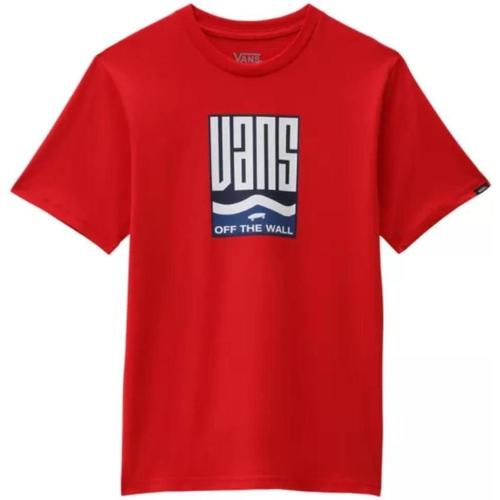 Textil Rapaz T-Shirt mangas curtas VN0A3HIQPA91 Vans  Vermelho