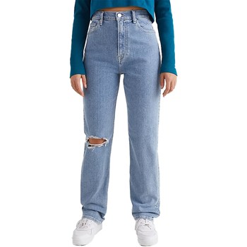 Textil Mulher Calças de ganga bootcut Tommy Jeans DW0DW133921AB Azul