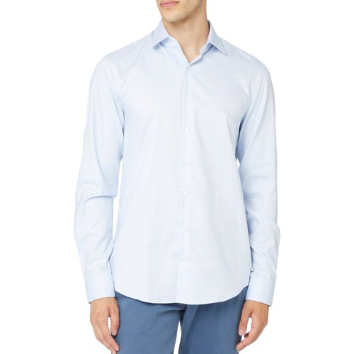 Textil Homem Camisas mangas comprida Calvin Klein Jeans PIERCE K10K109832 Azul