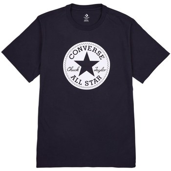 Textil Mulher T-Shirt mangas curtas Converse Goto Chuck Taylor Patch Azul marinho