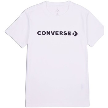 Textil Mulher T-Shirt mangas curtas Converse Smith Glossy Wordmark Branco