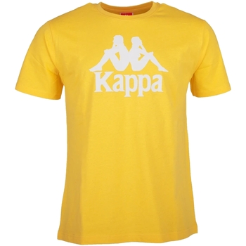 Textil Rapaz Marca em destaque Kappa Caspar Kids T-Shirt Amarelo