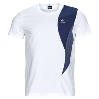Textil Homem T-Shirt mangas curtas cada vez mais urbano, oferecendo roupas para vestir todos os dias SAISON 1 Tee SS N°1 M Branco / Marinho