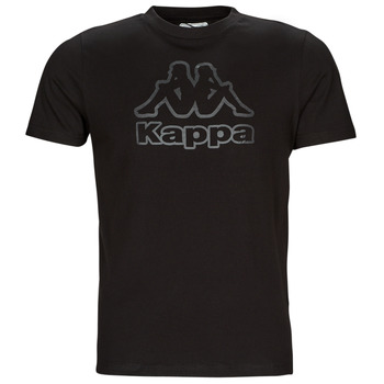 Textil Homem T-Shirt mangas curtas Kappa CREEMY Preto