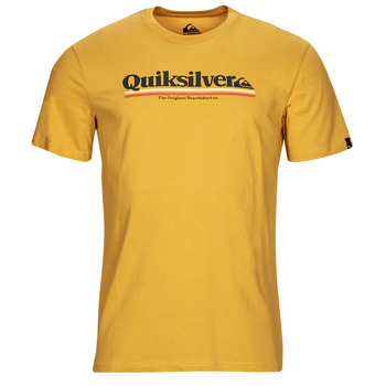 Textil Homem T-Shirt mangas curtas Quiksilver BETWEEN THE LINES SS Amarelo