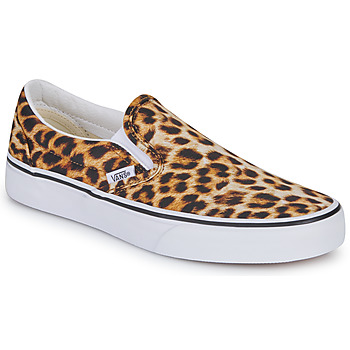 Sapatos Mulher Slip on Vans CLASSIC SLIP-ON Preto / Leopardo