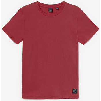 Textil Homem T-shirts e Pólos Macacão Calções Hellas T-shirt BROWN Vermelho