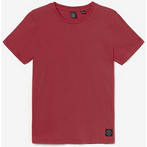 Textil Homem T-shirts e Pólos nemen twist smock jacket nmn e20182 1 120 grey tie dye T-shirt BROWN Vermelho