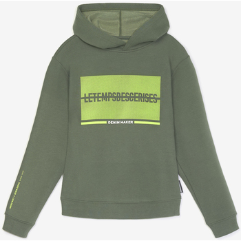 Textil Rapaz Sweats Comptoir de famiises Sweatshirt com capuz MURABO Verde