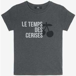 Textil Rapariga T-shirts e Pólos Le Temps des Cerises T-shirt NASTIAGI Cinza