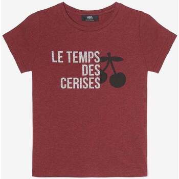 Textil Rapariga O meu cesto Le Temps des Cerises T-shirt NASTIAGI Vermelho