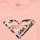 Textil Rapariga T-Shirt pixelated mangas curtas Roxy DAY AND NIGHT A Rosa