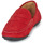Sapatos Homem Mocassins Pellet CADOR Veludo / Vermelho