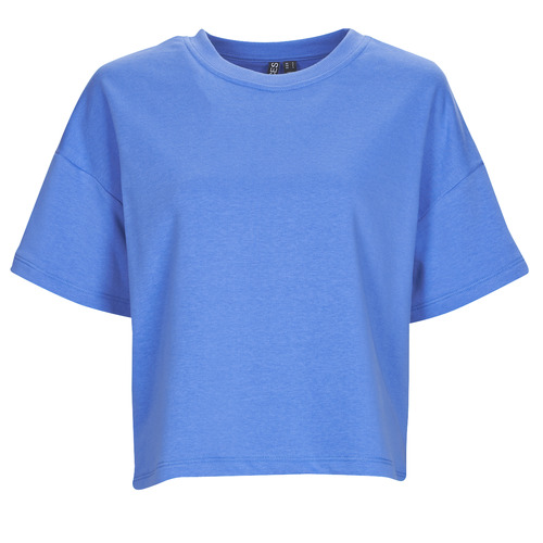 Textil Mulher Pckitte Ss Top Pieces PCCHILLI SUMMER 2/4 LOOSE SWEAT Azul