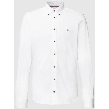 Textil Homem Camisas mangas comprida Tommy Hilfiger MW0MW26034 Branco