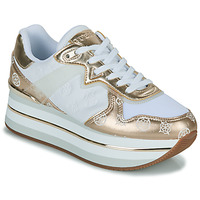 Sapatos Mulher Sapatilhas Guess HARINNA3 Branco / Ouro
