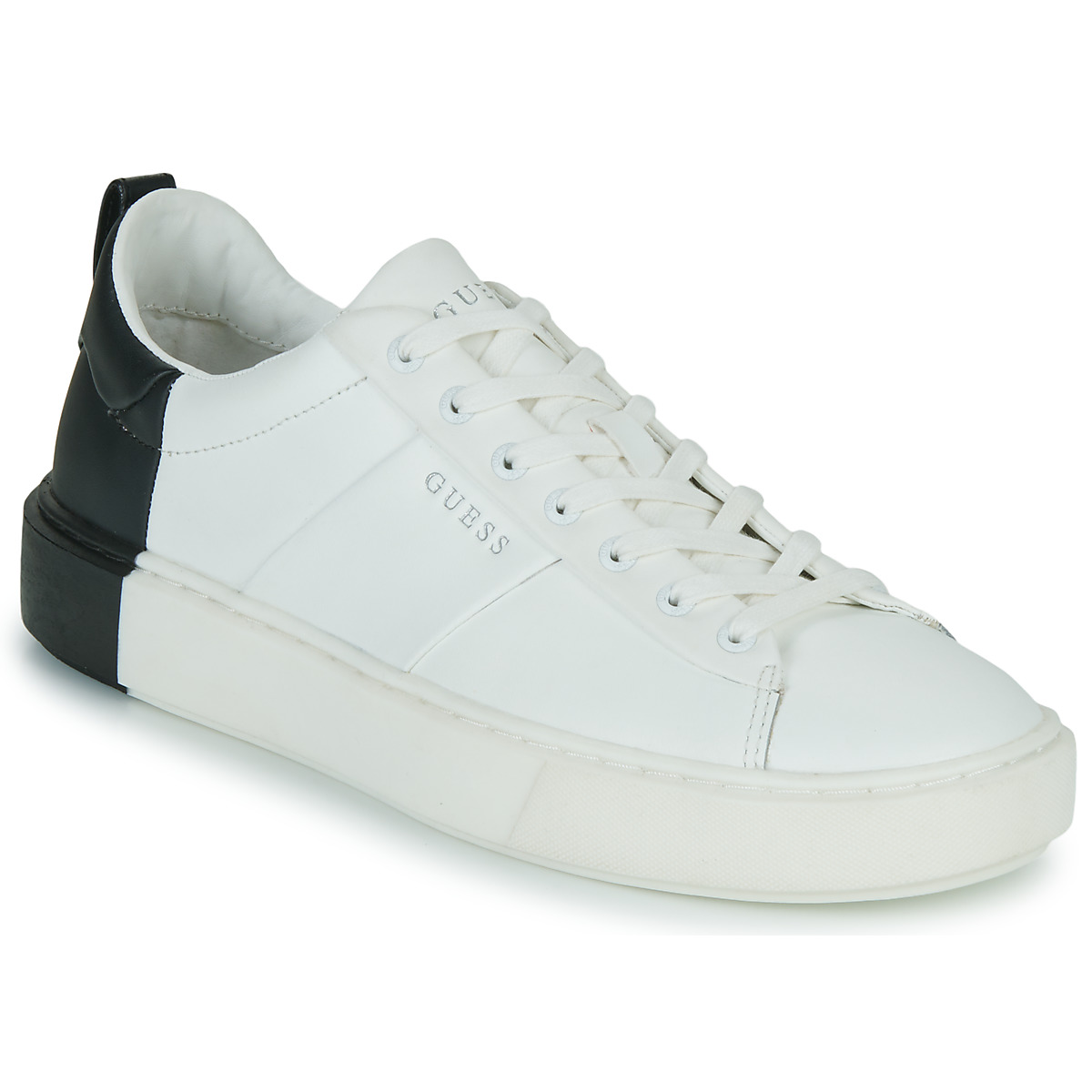 Sapatos Homem Sapatilhas Guess NEW VICE Branco / Preto