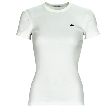Textil Mulher T-Shirt mangas curtas Lacoste TF5538-70V Branco