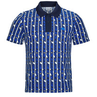 Textil Homem Polos mangas curta Lacoste T-shirt PH5655-ANY Azul / Branco