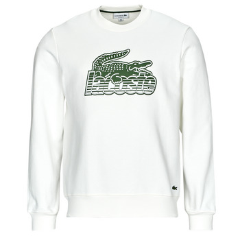 Textil Homem Sweats Lacoste SH5087 Branco / Verde