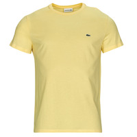 Textil Homem T-Shirt mangas curtas Lacoste tenis TH6709 Amarelo