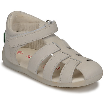 Sapatos Criança Sandálias Kickers BIGFLO-2 Branco