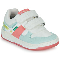 Sapatos Rapariga Sapatilhas Kickers KALIDO Branco / Azul / Rosa
