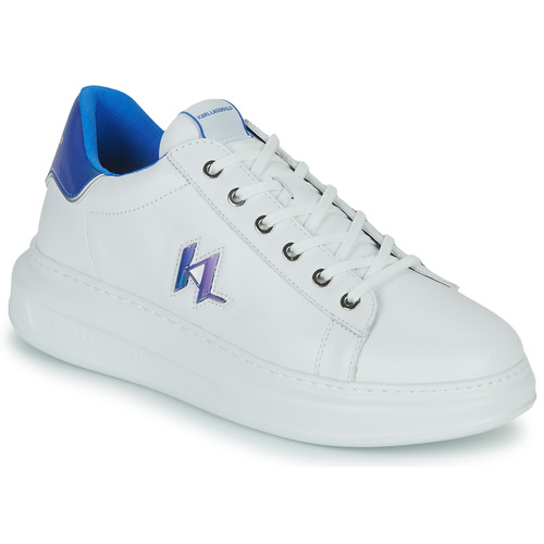 Sapatos coordinates-print Sapatilhas Karl Lagerfeld KAPRI MENS Nano KL Lace Lo Branco / Azul