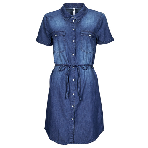 Textil Mulher Vestidos Cotton JDY JDYBELLA S/S SHIRT DRESS Azul