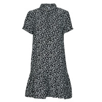 Textil Mulher Vestidos curtos JDY JDYLION S/S PLACKET DRESS Preto / Branco