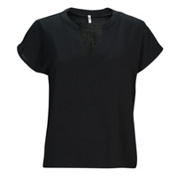 Textil Mulher Tops / Blusas JDY Enfant Filles Forstal Logo Script T-shirt Preto