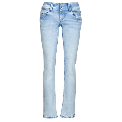 Textil Mulher Calças jeans ruched-detail Pepe jeans ruched-detail VENUS Azul / Claro