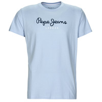 Textil Homem T-Shirt mangas curtas Pepe jeans EGGO N Azul / Claro