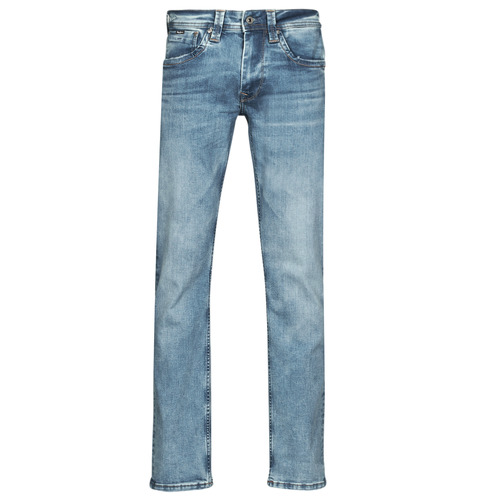 Textil Homem Calças jeans bow-detail Pepe jeans bow-detail CASH Azul / Claro