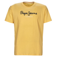 Textil Homem T-Shirt tie mangas curtas Pepe jeans EGGO N Amarelo