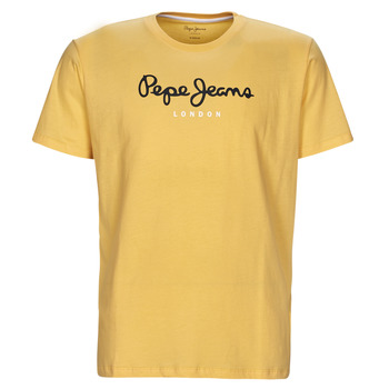 Textil Homem T-Shirt mangas curtas Pepe jeans EGGO N Amarelo