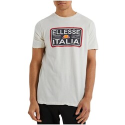 Textil Homem T-Shirt mangas curtas Ellesse Benzina Branco