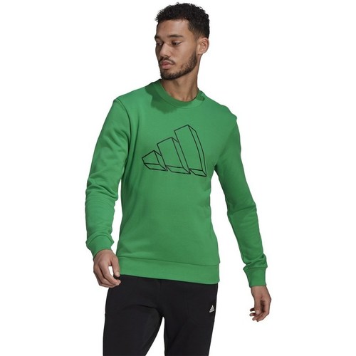 Textil Homem Sweats adidas Originals Graphic Crew Verde