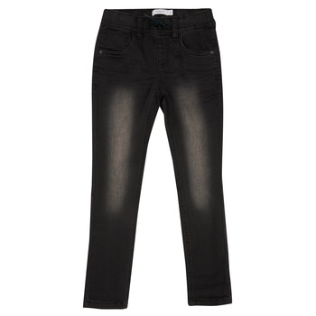 Textil Rapaz Calças Jeans black Name it NKMRYAN SLIM SWE Jeans black Preto