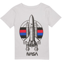 Textil Rapaz T-Shirt fit mangas curtas Name it NKMNOBERT NASA SS TOP Branco