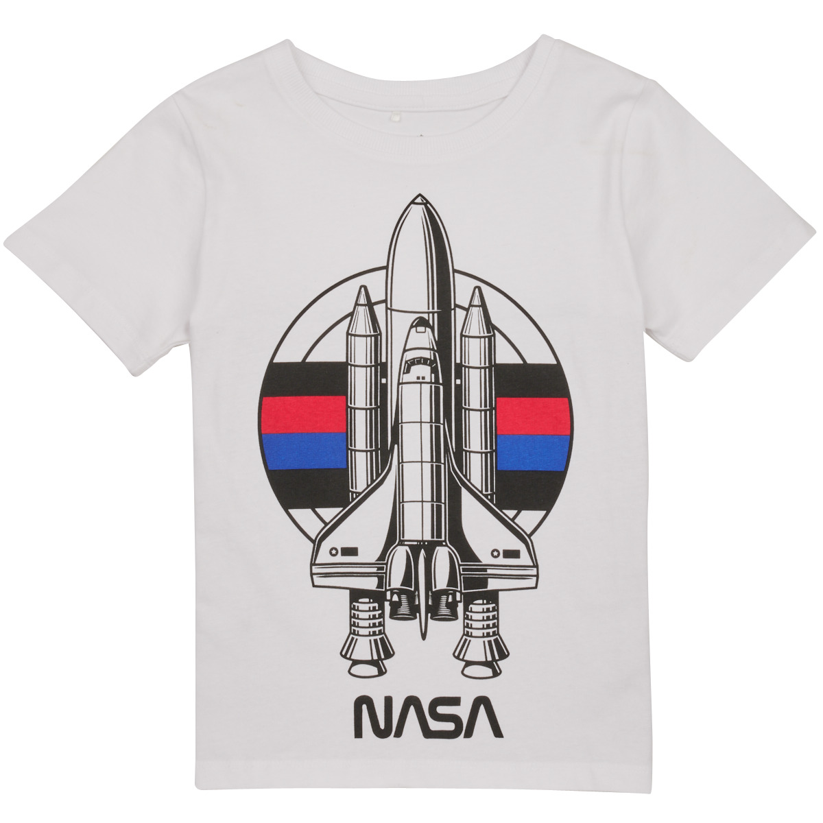 Textil Rapaz Burberry short preview shirt M XXL NKMNOBERT NASA SS TOP Branco