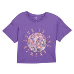 sacai embroidered-logo zipped T-Shirt Rosa