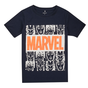 Textil Rapaz Nkmnalle Onepiece Sweat Wh Name it NKMMACKIN MARVEL SS TOP Marinho