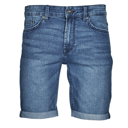 Textil Homem Shorts / Bermudas Only & Sons  ONSPLY MID. BLUE 4331 SHORTS VD Azul