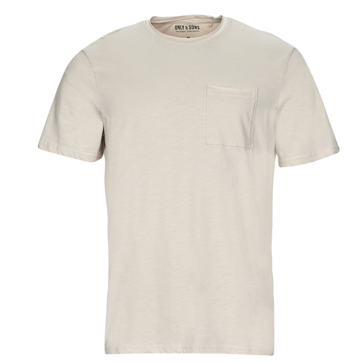 Textil Homem T-shirt à Manches Courtes Tropical  ONSROY REG SS SLUB POCKET TEE Branco