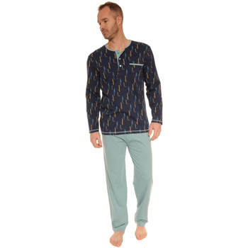 Textil Homem Pijamas / Camisas de dormir Christian Cane BONIFACE Azul